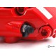 Etrier frein avant gauche "Brembo" (94-96, 322x32mm, rouge)