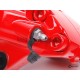Etrier frein arrière gauche "Brembo" (94-96, 299x24mm, rouge)