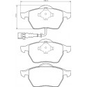 Kit plaquettes frein avant (97-10)