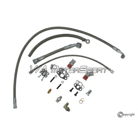 Kit tuyaux eau & huile turbo "Garrett" moteur R5 2.2-2.7L 20VT (89-97, GT/GTX30/35/40/42)