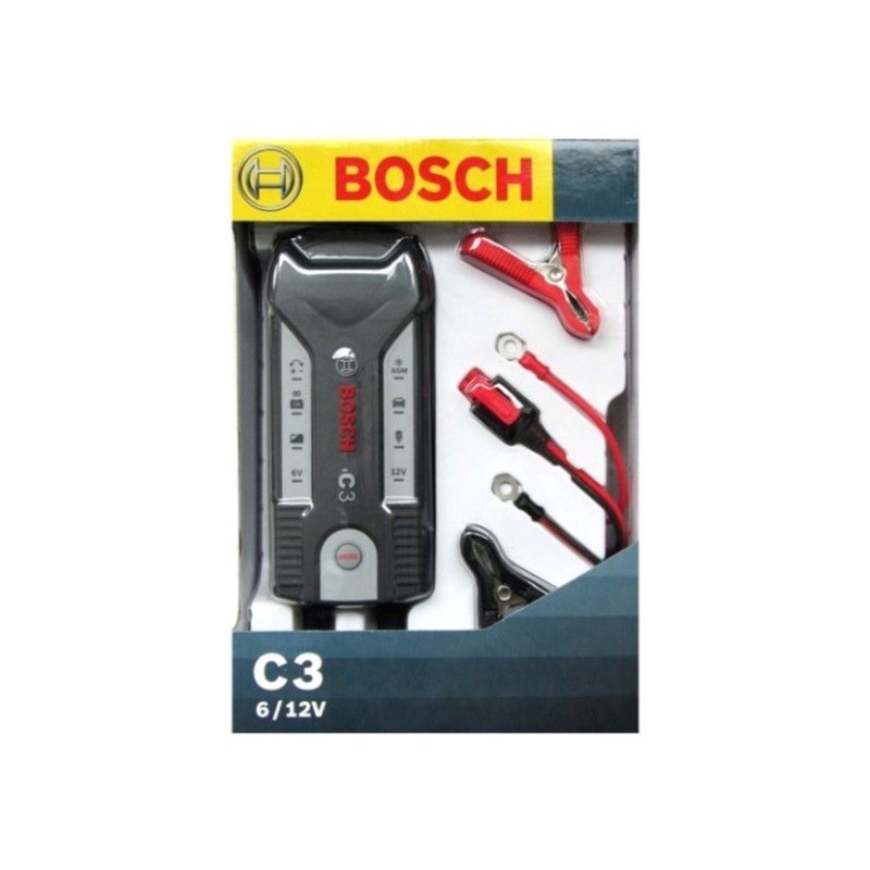 Chargeur de batterie Bosch C3 (6/12V) - V/A MotorSport