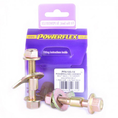 Kit vis excentriques supérieures de jambes de force avant "Powerflex" (92-15, M14x1.5x70)