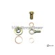 Kit bouchon vidange & raccord banjo retour récupérateur vapeur d'huile moteur R4/R5 2.0L/2.0-2.3L 16V/20-20VT (88-99)