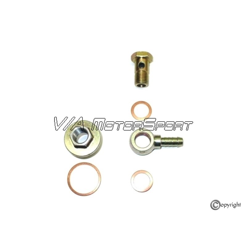 Kit bouchon vidange & raccord banjo retour récupérateur vapeur d'huile  moteur R4/R5 2.0L/2.0-2.3L 16V/20-20VT (88-99) - V/A MotorSport