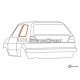Joint custode arrière gauche Volkswagen Golf II/Jetta II 19/165 (84-92, jonc)