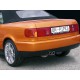 Silencieux secondaire d'échappement Audi 80/90 B3/B4/8B Cabriolet/Coupé/Limousine 1.8-2.0L (87-00, 1x60mm, 2x76mm)