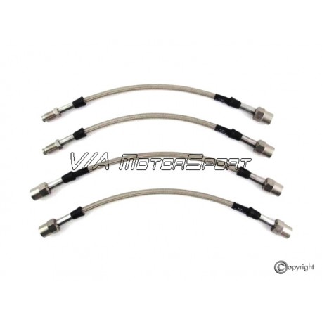 Kit flexibles frein avant/arrière H.P. Audi 100/A6 Avant/Limousine Quattro S4/S6 (91-97)