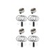 Kit pistons H.P. "Wiseco" moteur R4 1.8L 8V G60 (88-97, PG/1H)