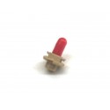 Ampoule/socle combiné d'indicateurs tableau de bord (95-02, B2.4W-12V1.5W, rouge)