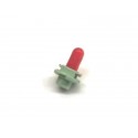 Ampoule/socle combiné d'indicateurs tableau de bord (87-00, B2.4W-12V2W, rouge foncée)