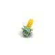 Ampoule/socle combiné d'indicateurs tableau de bord (87-00, B2.4W-12V2W, jaune)