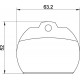 Kit plaquettes frein avant (72-81)