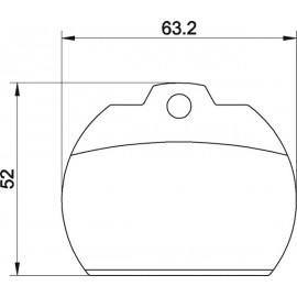 Kit plaquettes frein avant (72-81)