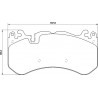 Kit plaquettes freins avant gauche/droite (08-18)