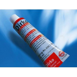 Produit étanchéité silicone moteur "Dirko" (-50/+180°C, 70ml, beige)