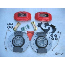 Kit freins avant gauche/droit H.P. Audi 80 Avant/Coupé/Limousine Quattro S2 (90-96, 314x30, 5/112, perforés, 4 pistons)