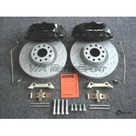 Kit freins avant gauche/droit H.P. Audi 80 Avant/Coupé/Limousine Quattro S2 (90-96, 323x30, 5/112, perforés, 4 pistons)