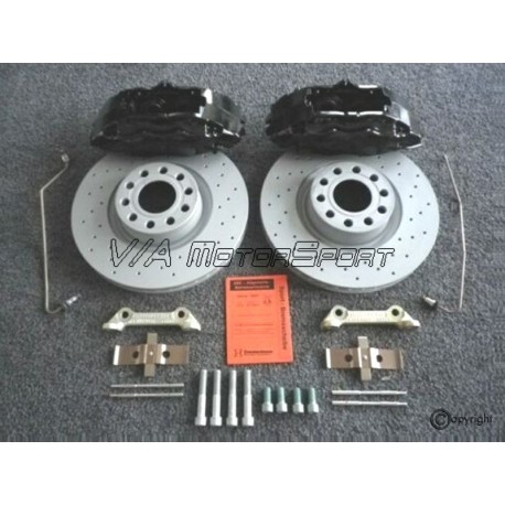 Kit freins avant gauche/droit H.P. Audi 80 Avant/Coupé/Limousine Quattro S2 (90-96, 323x30, 5/112, perforés, 4 pistons)