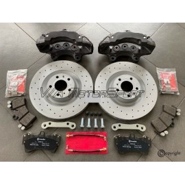 Kit freins avant gauche/droit H.P. Audi 80 Avant/Coupé/Limousine Quattro S2 (90-96, 360x34, 5/112, perforés, 6 pistons)