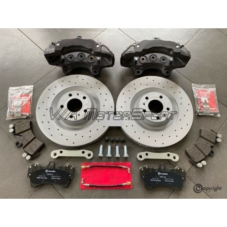 Kit freins avant gauche/droit H.P. Audi 80 Avant/Coupé/Limousine Quattro S2 (90-96, 360x34, 5/112, perforés, 6 pistons)