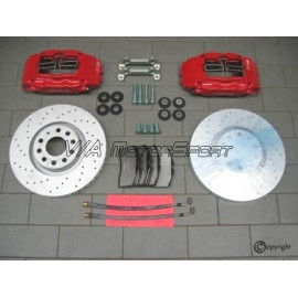 Kit freins avant gauche/droit H.P. Audi Quattro Coupé Quattro 10-20V (80-91, 321x30, 5/112, perforés, 4 pistons)