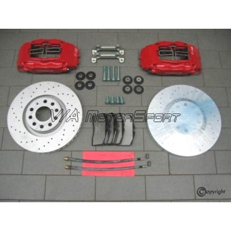 Kit freins avant gauche/droit H.P. Audi Quattro Coupé Quattro 10-20V (80-91, 321x30, 5/112, perforés, 4 pistons)