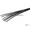 Kit moulures de carrosserie gauche/droite Volkswagen Golf I/Golf I Cabriolet 17/155 (74-93, noires)