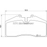 Kit plaquettes freins avant gauche/droite (94-96)