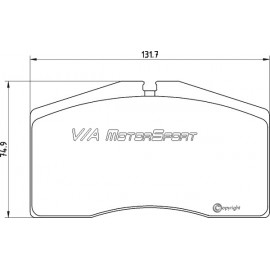 Kit plaquettes freins avant gauche/droite (94-96, sport)