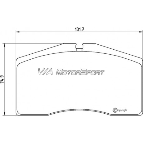 Kit plaquettes freins avant gauche/droite (94-96, sport)