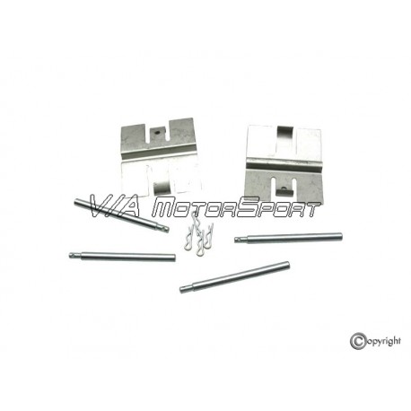 Kit fixations plaquettes de freins avant gauche/droite "Girling" (72-92, 2 axes de retenue)