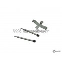 Kit fixations plaquettes de freins avant gauche/droite "ATE" (71-72-94-03/65-71, 2 axes de retenue)