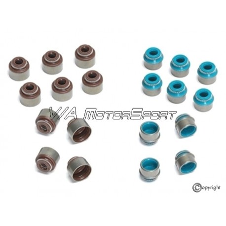 Kit joints guides soupapes admission/échappement H.P. "Supertech" moteur R5 2.0-2.3L 20-20VT (84-97, 7mm)