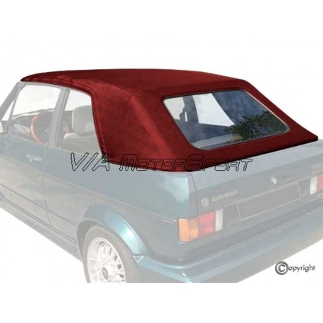 Capote "PVC" Volkswagen Golf I Cabriolet 155 (79-93, rouge paprika)