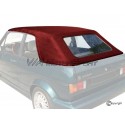 Capote "PVC" Volkswagen Golf I Cabriolet 155 (79-93, rouge paprika)