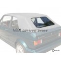 Capote "PVC" VW Golf I Cabriolet 155 (79-93, blanc alpin)