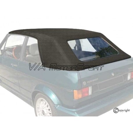 Capote "Alpaga" Volkswagen Golf I Cabriolet 155 (79-93, vert noir)