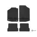 Kit tapis de sol avant/arrière gauche/droit Volkswagen Golf I/Jetta I 17/16 (74-84, velour, noir)