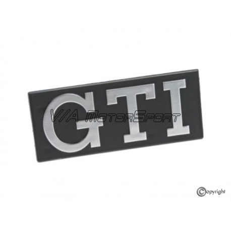 Sigle calandre jupe avant "GTI" (76-84)