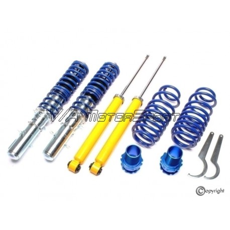 Kit amortisseurs corps filetés Volkswagen/Audi Beetle/Bora/Golf IV/A3 (96-10, -20 à -80mm)