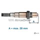 Adaptateur détrompeur sonde lambda O2 90° "Mini-Kat" (M18x1.5, inox)