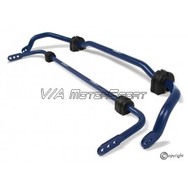 Kit barres stabilisatrices avant/arrière "H&R" Volkswagen Golf I/Golf I Cabriolet/Jetta I/Scirocco I & II (74-93, 22/26mm)