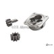 Pompe à huile moteur F4 1.1-1.2L 8V (49-60, 21mm, 3 rivets, trous 6mm)