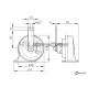 Avertisseur sonore (74-, 12V72W/510Hz, aigu)