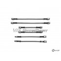 Kit flexibles frein avant/arrière H.P. Audi A4 Avant/Limousine Quattro S4 (95-01)