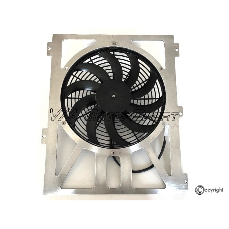 Kit cadre & ventilateur de radiateur d'eau H.P. (80-96, aspirant, 335mm,  2250m³/h) - V/A MotorSport
