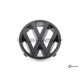 Emblème calandre jupe avant "VW" (84-04, noir)