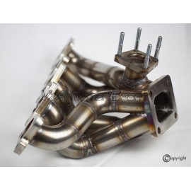 Collecteur d'échappement H.P. "High Flow" moteur R5 2.2L 20VT (89-97, T4)