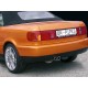 Ligne d'échappement Audi 80 B4/8B Cabriolet/Coupé 2.6-2.8L (91-94, 1x60mm, 2x76mm, après catalyseurs)