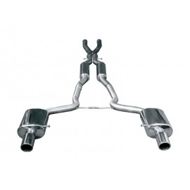 Ligne d'échappement Audi A4 8E/8H Avant/Cabriolet/Limousine Quattro S4 (03-09, 2x60mm, 2x90mm, après catalyseurs)